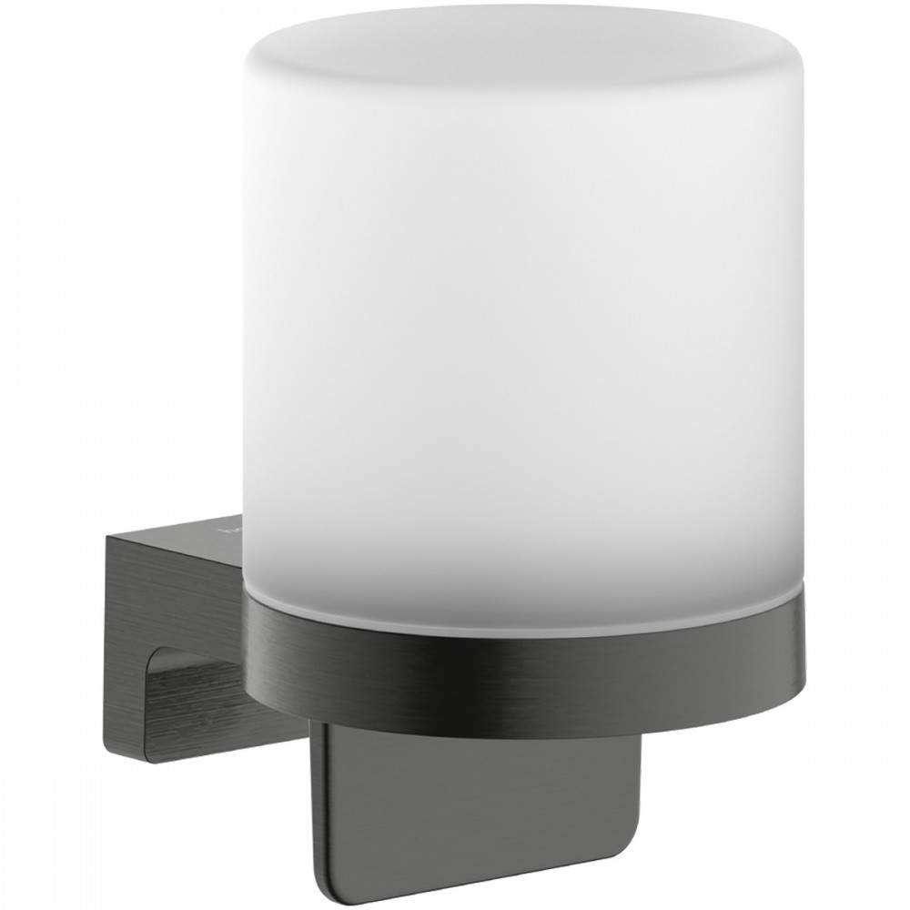 Дозатор для жидкого мыла Hansgrohe AddStoris S 41765340 200 мл черный хром брашированный