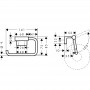 Держатель для туалетной бумаги Hansgrohe AddStoris S 41788140 без крышки бронза матовый