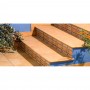 Ступень Exagres Vega Peldano Fior.Rojo 33x33 см