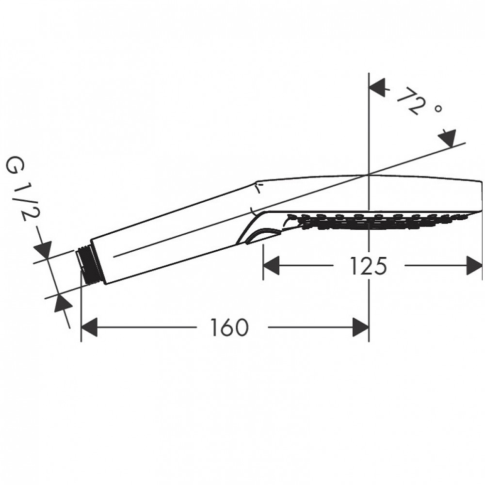 Ручной душ Hansgrohe Raindance Select S 120 3jet 26014000