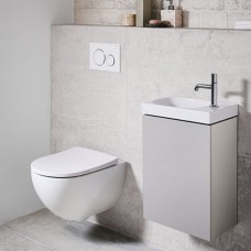 Раковина Geberit Acanto 500.635.01.2 40 см отверстие вправо, без перелива Раковина Geberit Acanto 500.635.01.2 40 см отверстие вправо, без перелива