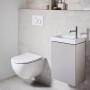 Раковина Geberit Acanto 500.635.01.2 40 см отверстие вправо, без перелива