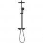 Душевая система Grohe Tempesta System 250 Cube 266892431 с термостатом, черный матовый