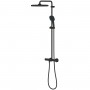 Душевая система Grohe Tempesta System 250 Cube 266892431 с термостатом, черный матовый