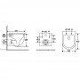 Подвесной унитаз Devit Flow DFL0460111MB 490?365?370 мм с крышкой soft-close, матовый черный
