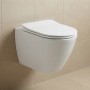 Унитаз подвесной Creavit Free FE322-11CB00E-0000 с сиденьем Soft Close KC0903.02.0000E белый глянец