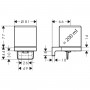 Дозатор для жидкого мыла Hansgrohe AddStoris S 41765140 200 мл бронза брашированная