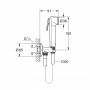 Гигиенический душ Grohe Bau Flow UA12164600 со смесителем