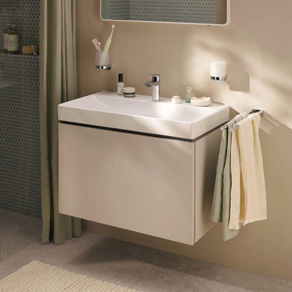 Стакан для зубных щеток Hansgrohe AddStoris S 41769000 с держателем, хром