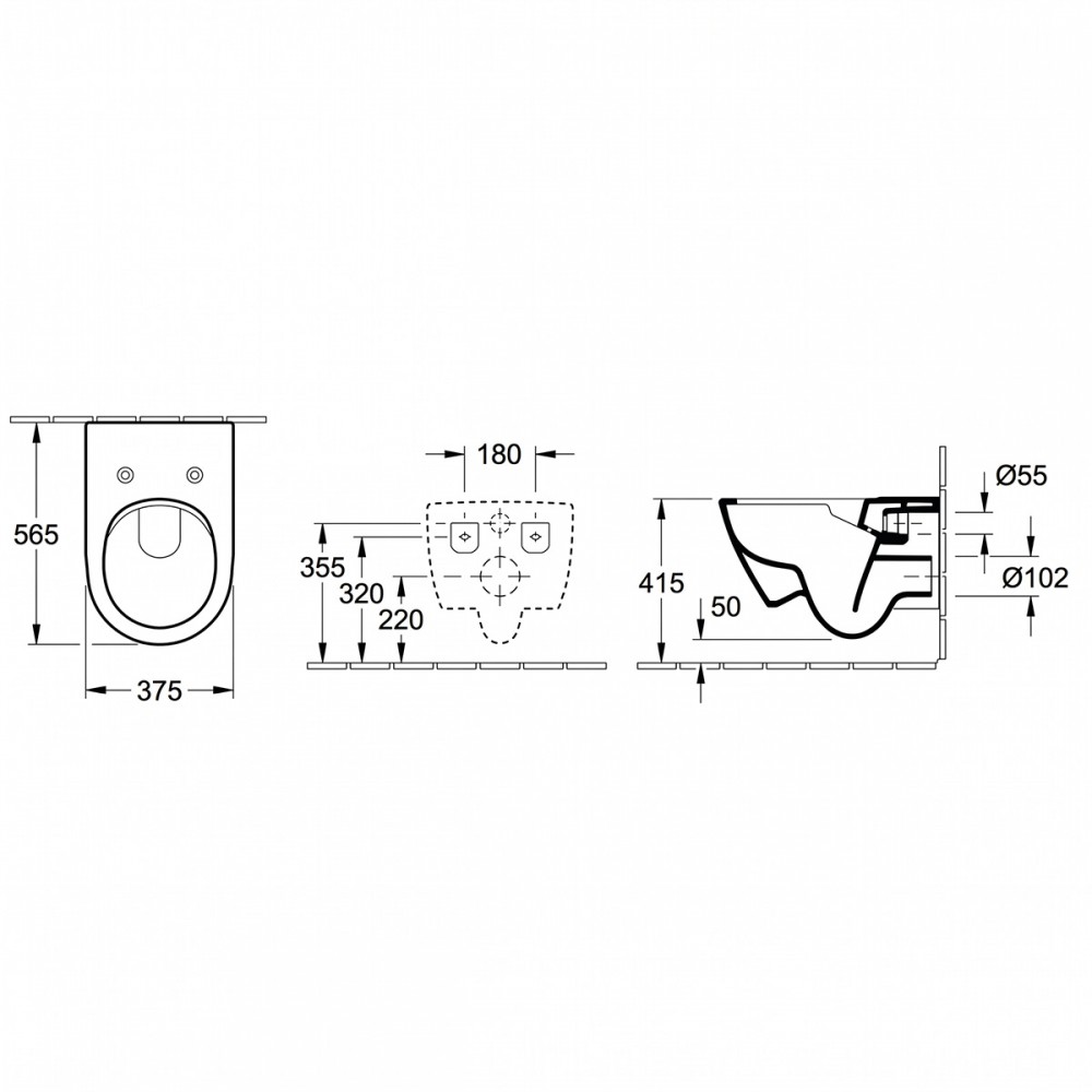 Унитаз подвесной Villeroy&Boch Subway 2.0 5614R201 DirectFlush с сиденьем Soft Close