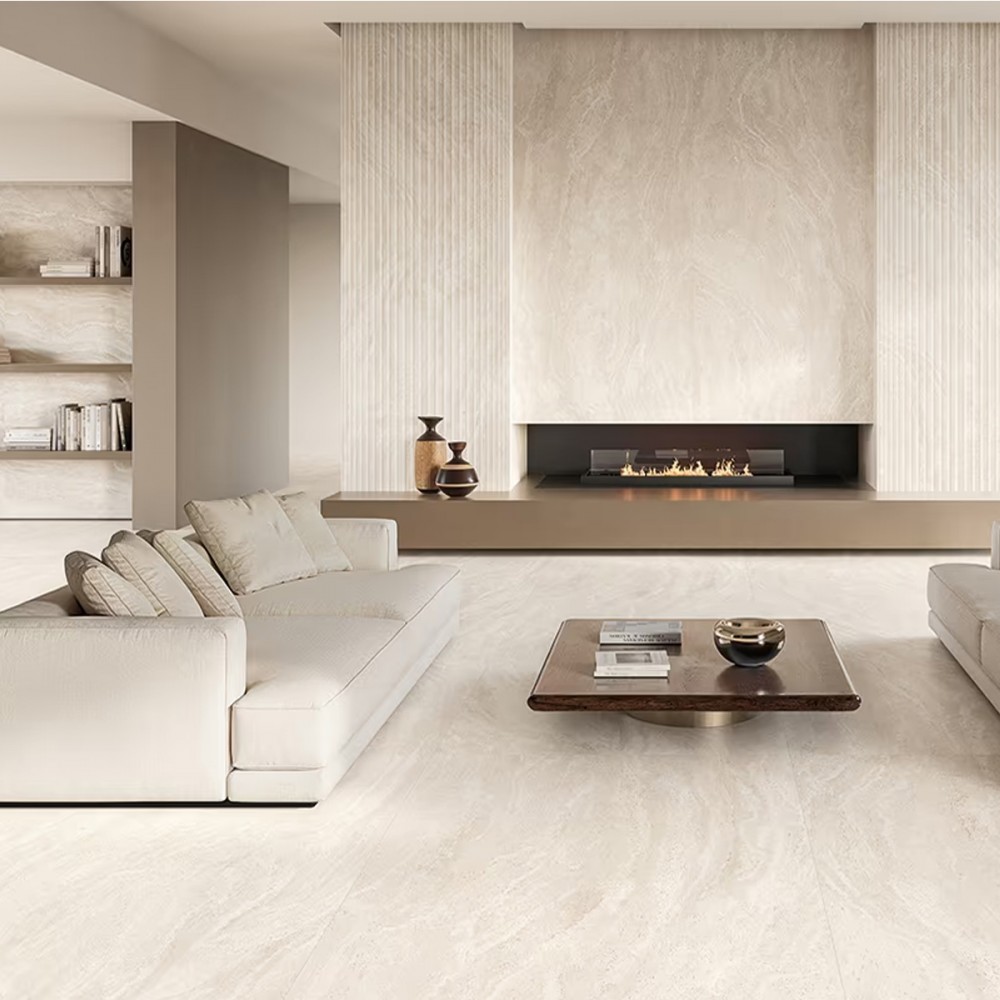 Керамогранит Emil Ceramica Dual Travertine Enpw Poro Apperto White 60х120 см