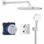 Душевая система скрытого монтажа с термостатом Grohe Grohtherm 34871000