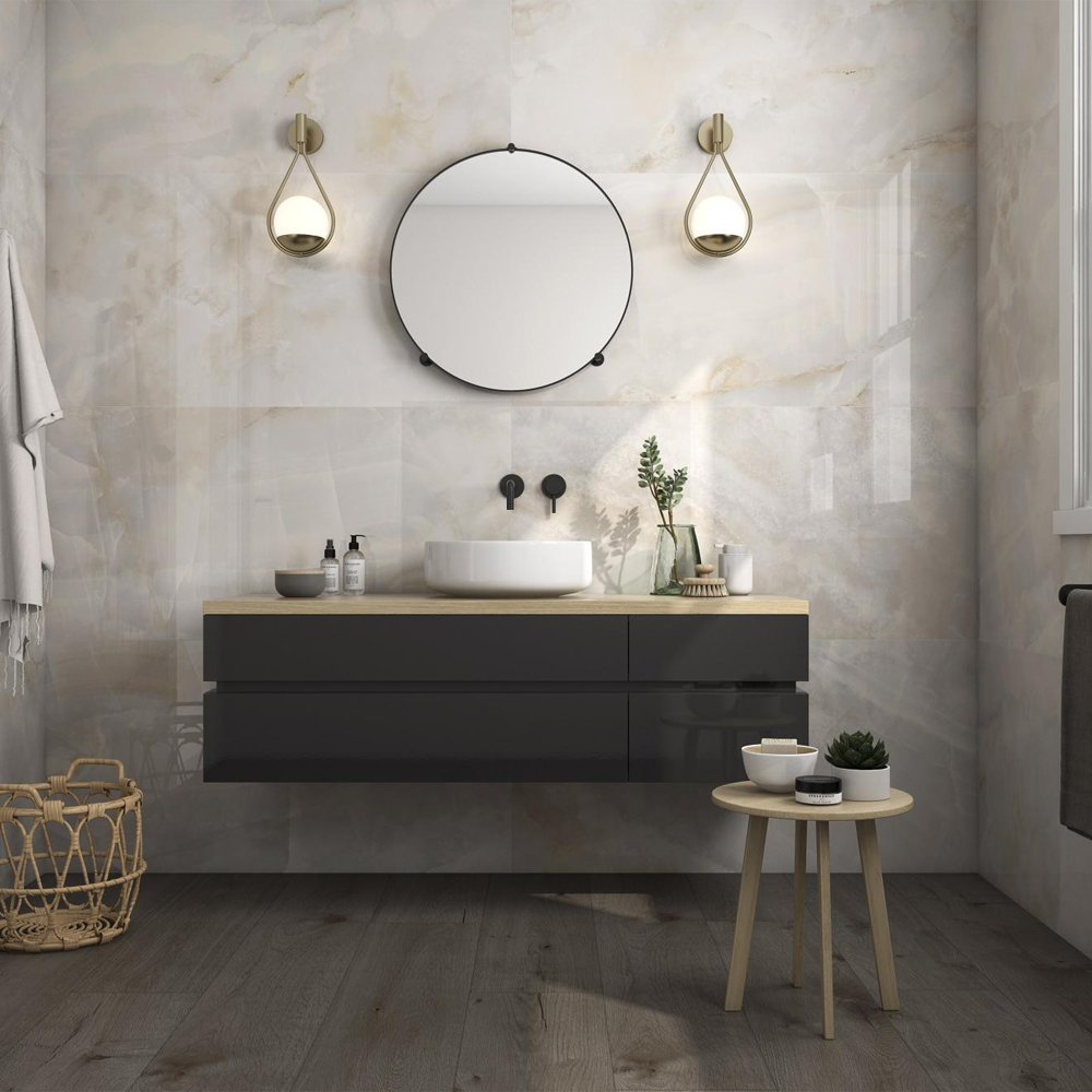 Керамогранит Pamesa Cr.Sardonyx Cream  (FAM 17 / Compacglass) 90х90 см