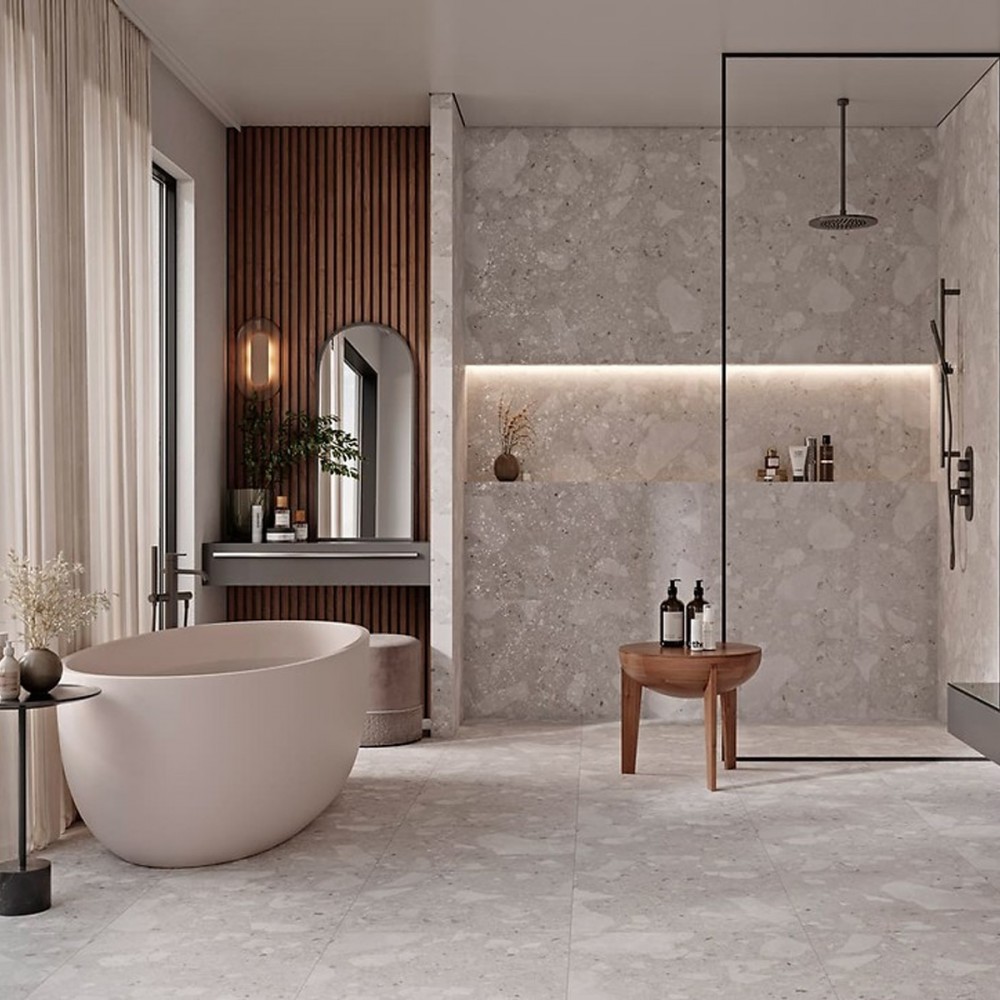 Керамогранит Cersanit Genesis Light Grey Matt Rect 59,8x119,8 см