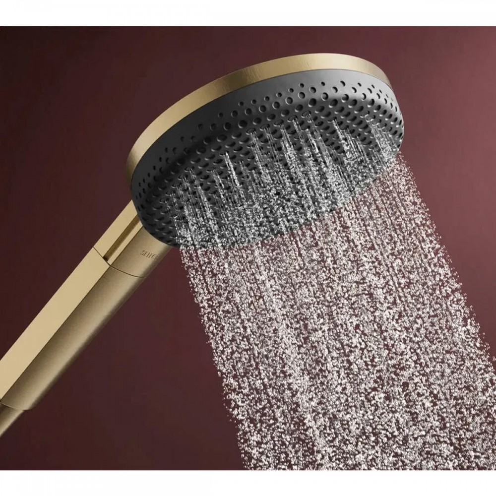 Ручной душ Hansgrohe Raindance Alive Select S, 24511140 EcoSmart, бронза