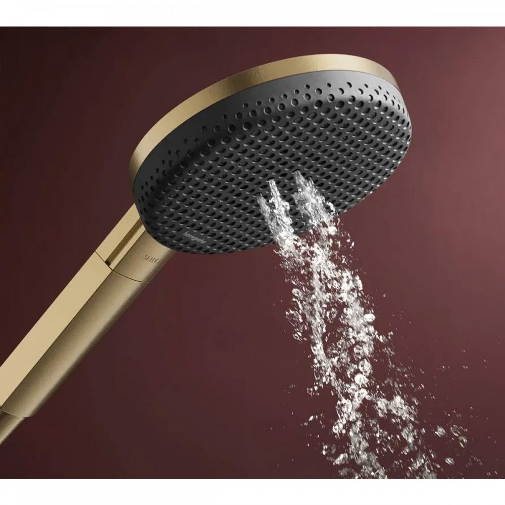 Ручной душ Hansgrohe Raindance Alive Select S, 24511140 EcoSmart, бронза