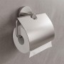 Держатель для туалетной бумаги с крышкой Devit Flow DFL40000618BN, Brushed Nickel PVD