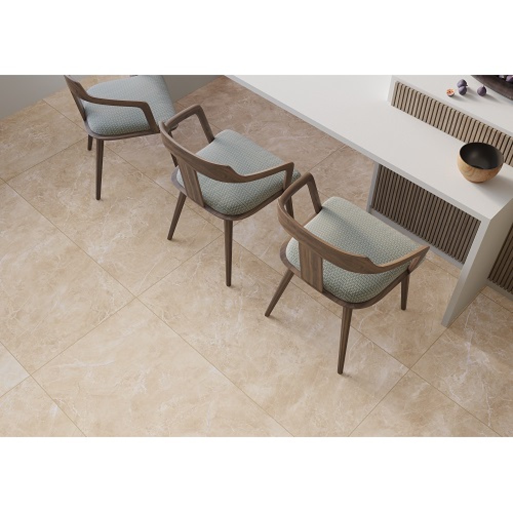 Керамограніт Ceramika Gres Gres Rush Beige Rect 59,7х119,7 см