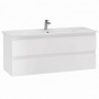 Тумба Creavit Alinda AD0120.10.PB 120 см с раковиной SU120, белый