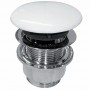 Донный клапан для раковины Kerasan 9233 01 click/clack постоянный, белый