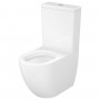 Унитаз-компакт 931 Cersanit Remo Pro Oval Tornado 011 ( CCKZ1016890001 / K3030-001 ) безободковый, сиденье SLIM, белый глянец