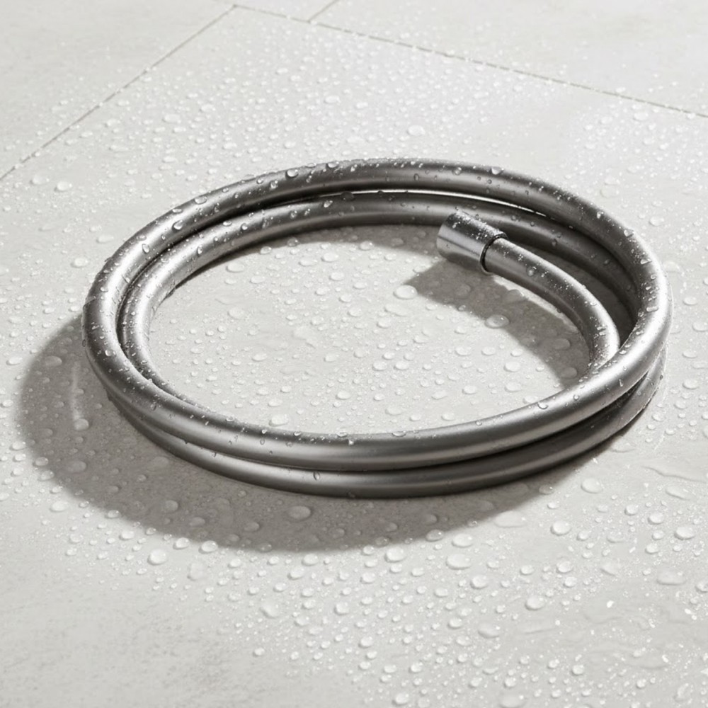 Душевой шланг Devit Flow D113000001000BN с латунными гайками G1/2’’ длиной 1,5 м, brushed nickel
