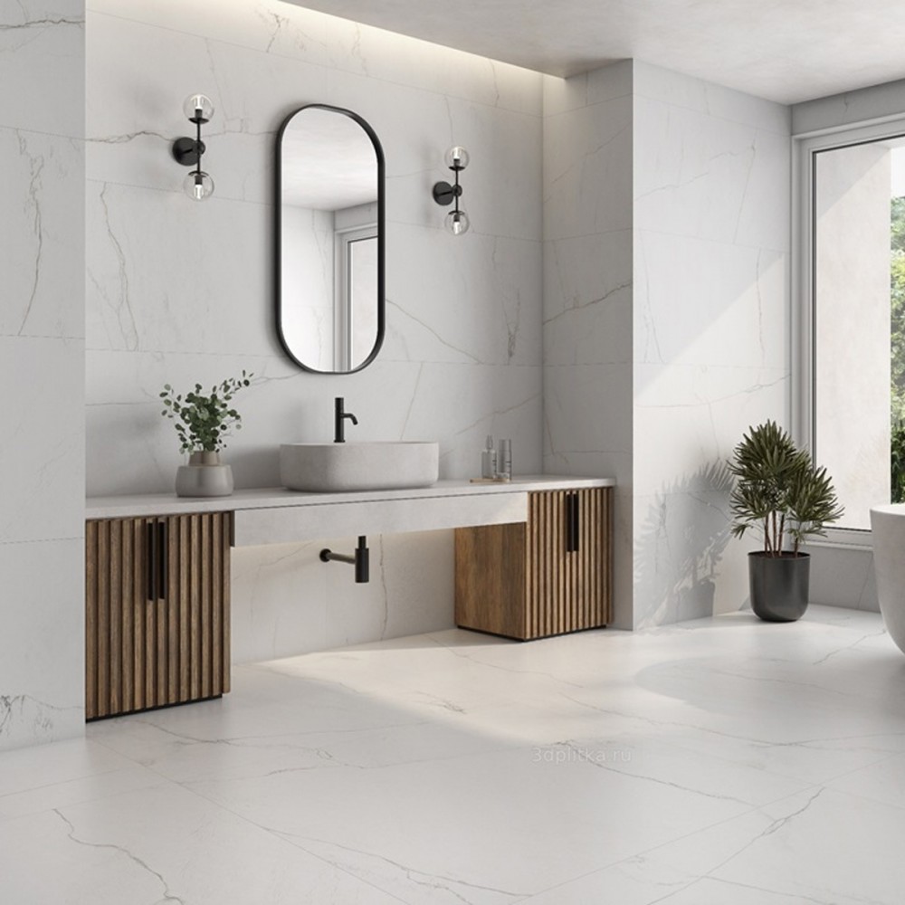 Керамогранит Almera Ceramsca (Spain) Lab. Bianco Mare Gold 60x120 см