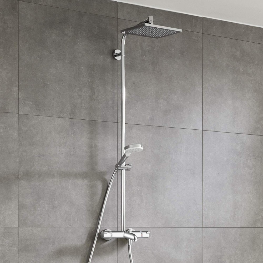 Душевая система Hansgrohe Crometta Showerpipe 27298000 с термостатом хром