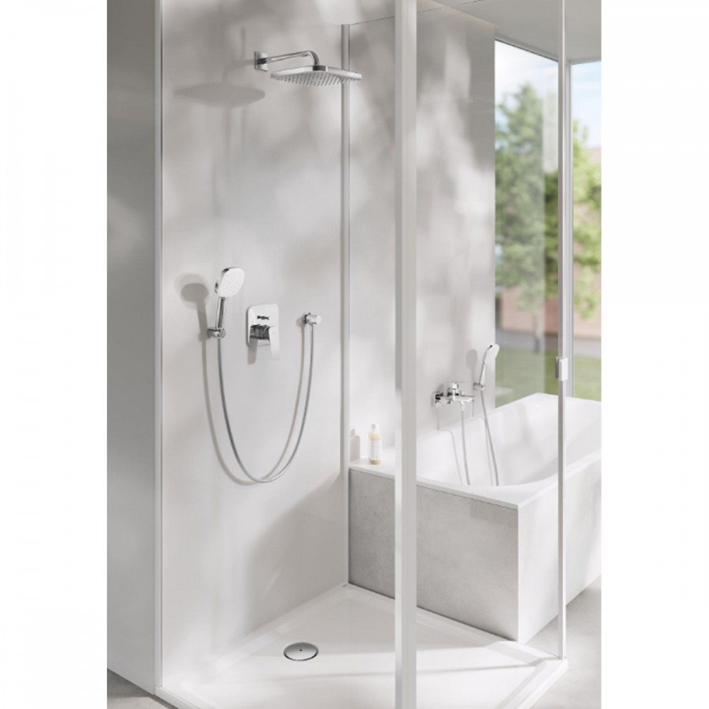 Смеситель скрытого монтажа для душа Grohe Cubeo 1017780000 с переключателем на 2 положения, хром