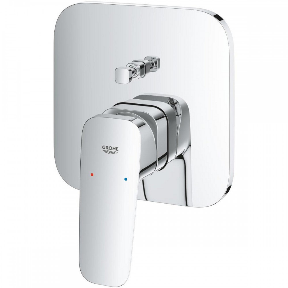 Смеситель скрытого монтажа для душа Grohe Cubeo 1017780000 с переключателем на 2 положения, хром