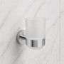 Стакан Devit Flow DFL21010401C с подставкой, цвет — хром