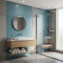 Мозаика Mozaico de Lux V-MOS F731 AURA BLUE  32,7х32,7 см