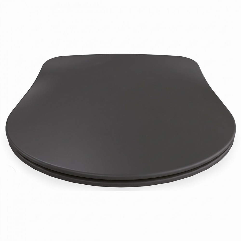 Крышка с сиденьем для унитаза Creavit KC0903.01.0400E Soft Close, Anthracite Matt (антрацит матовый)