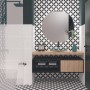 Керамогранит Almera Ceramica (Spain) Pris.Pre. Circle Black 45х45 см