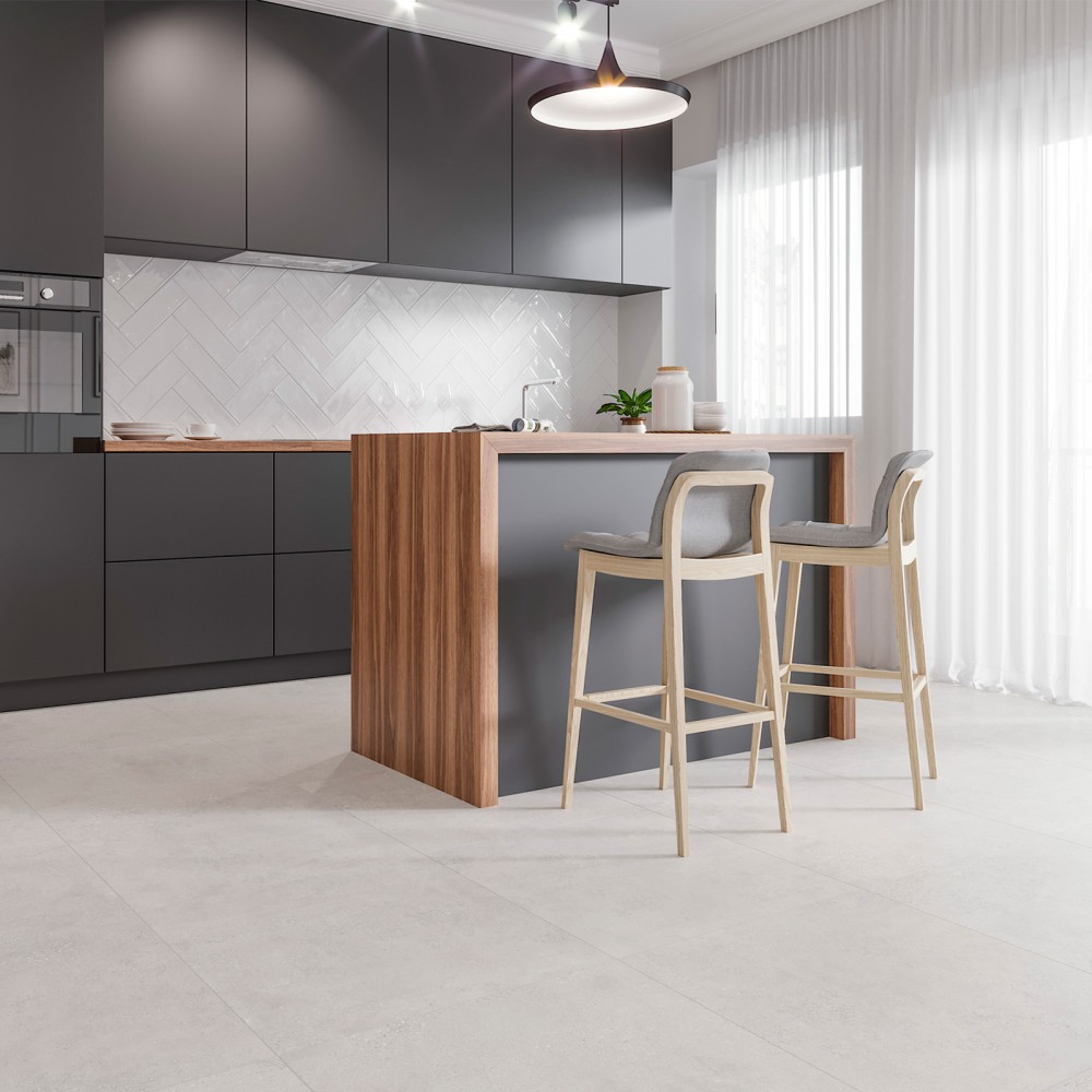 Керамогранит Lasselsberger Rako Abetone DAK62837 light grey 59,8x59,8 см