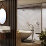 Смеситель скрытого монтажа Bossini Teo Line Z00002000094005 термостатический, цвет - никель (наружная часть)