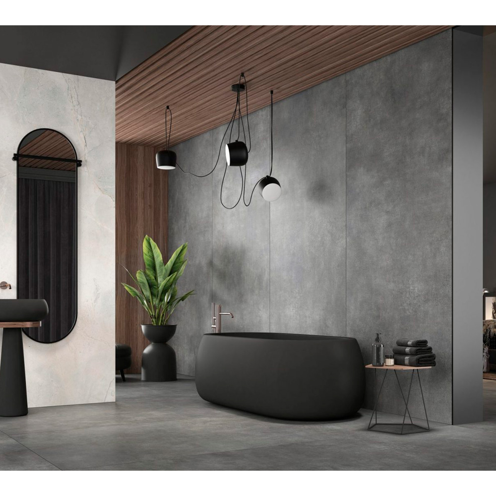 Керамогранит Cerrad Gres Concrete Anthracite Rect 59,7x59,7 см