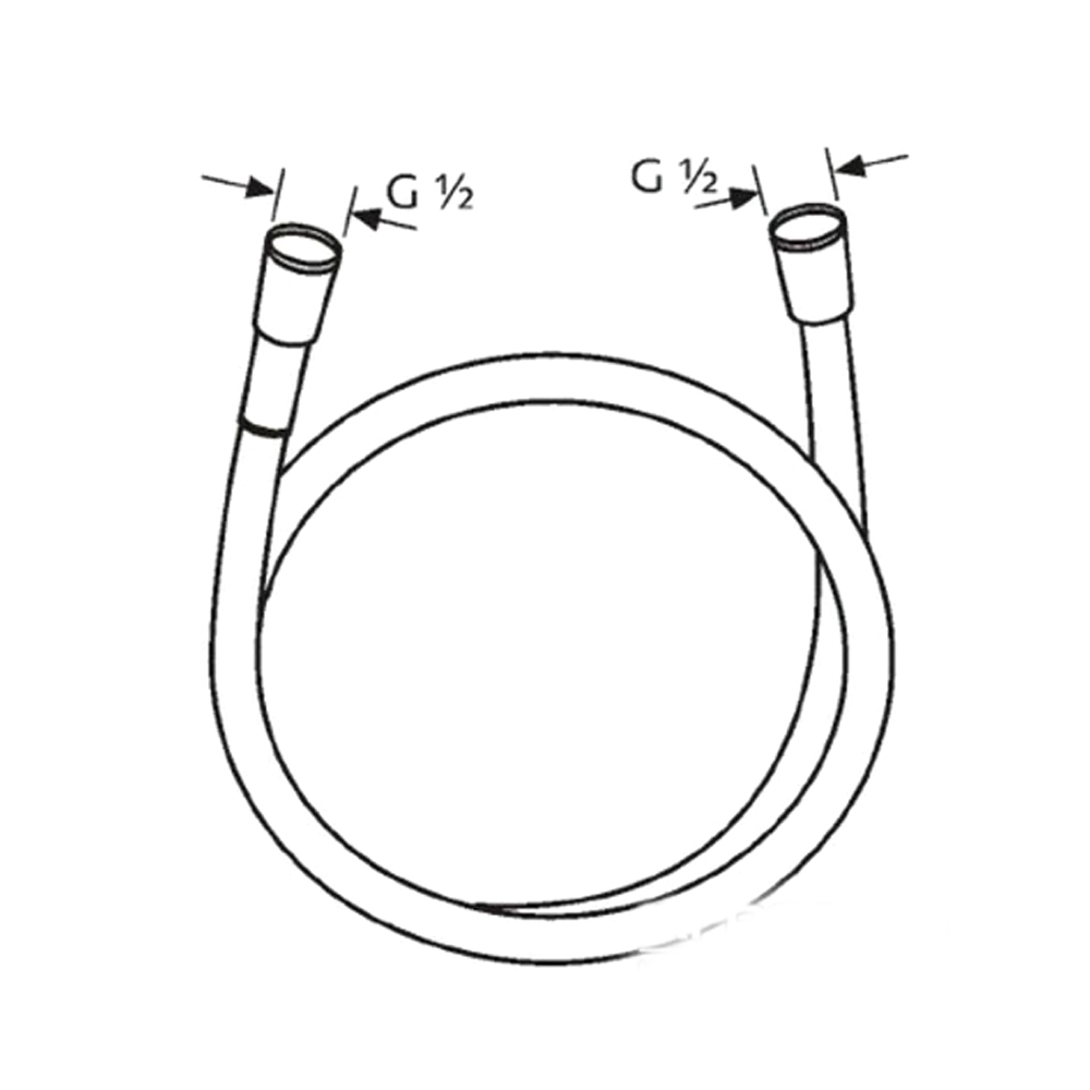 Душевой шланг Kludi Logoflex 610560500 1,6 м
