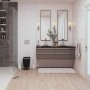 Плитка Ceramica Deseo Etania Silver Decor Waves 30х90см декор