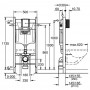 Инсталляция для унитаза Grohe Rapid SL 3884000G