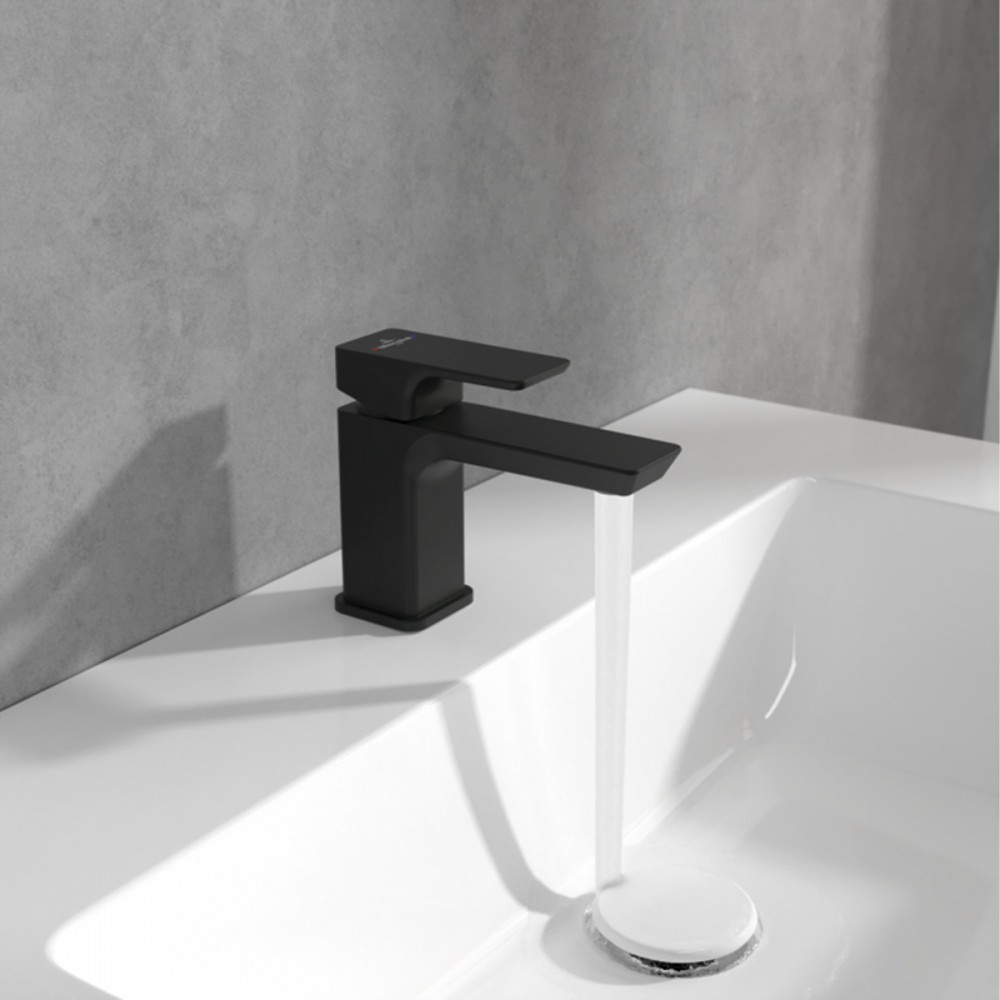 Смеситель для раковины Villeroy&Boch Subway 3.0 TVW112001001K5 черный матовый