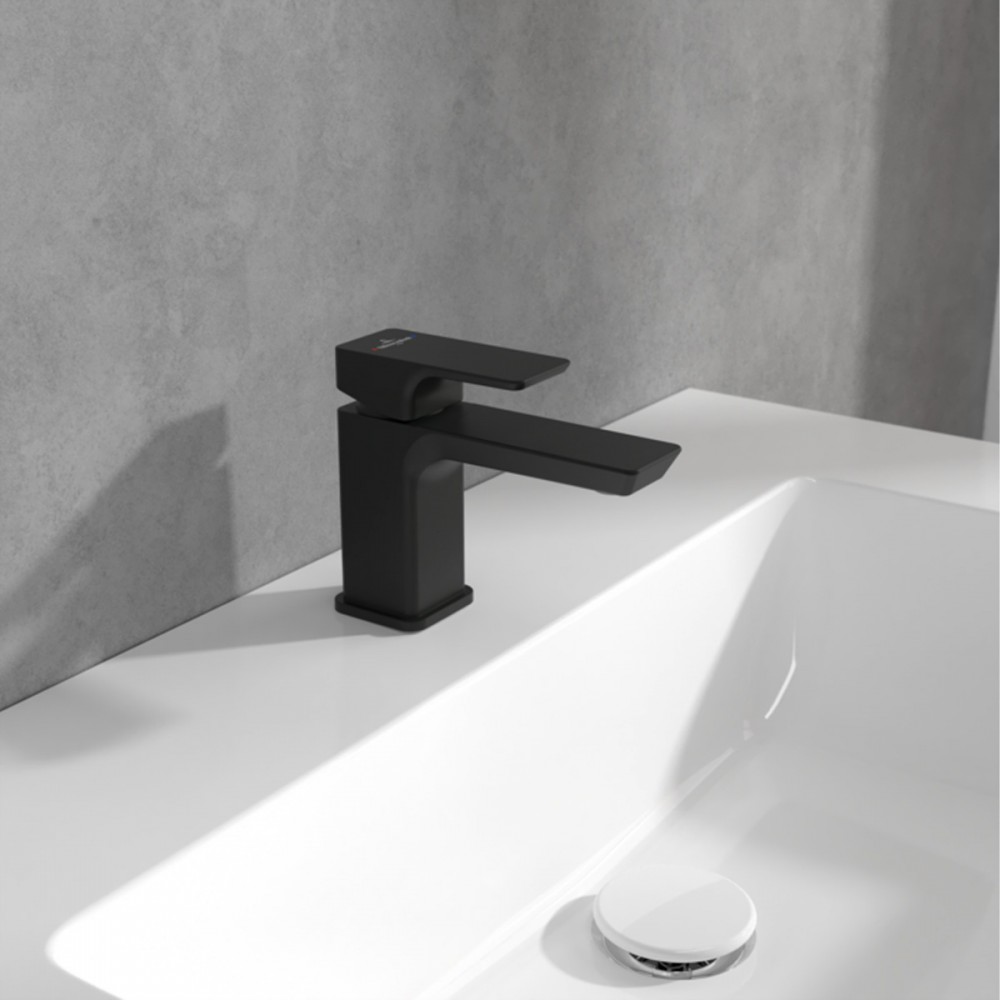 Смеситель для раковины Villeroy&Boch Subway 3.0 TVW112001001K5 черный матовый