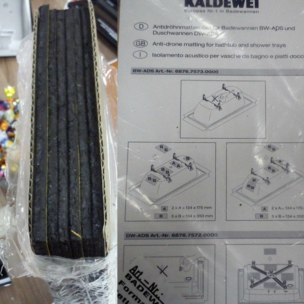 Шумоизоляционный комплект для ванны Kaldewei 687675730000