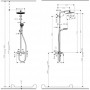 Душевая система Hansgrohe Crometta 1jet Showerpipe 27269000 хром