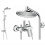 Душевая система Hansgrohe Crometta 1jet Showerpipe 27269000 хром