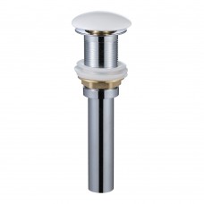 Донний клапан Devit Flow DFL0200000W з керамічною кришкою, латунь, білий
