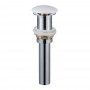 Донный клапан Devit Flow DFL0200000W с керамической крышкой, латунь, белый