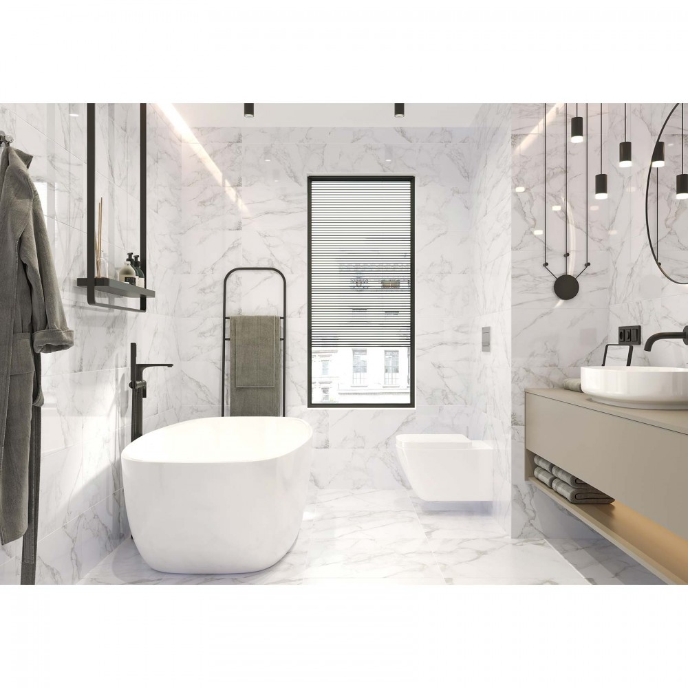 Плитка Golden Tile Marmo Bianco Белый G70051 30x60 см
