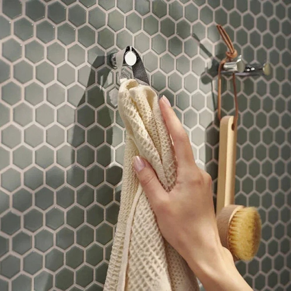 Крючок Hansgrohe AddStoris S 41762340 одинарный, черный матовый хром