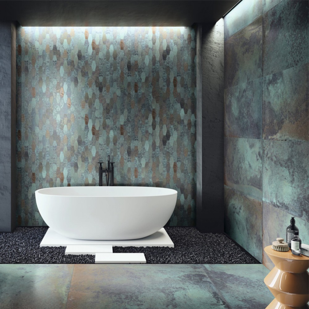 Керамогранит APE Reef Aquamarine Rect 60х120 см